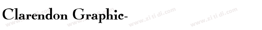 Clarendon Graphic字体转换
